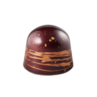 Hazelnoot gianduja bonbon met geroosterde hazelnoot en chocolade